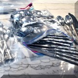 K09. Stainless flatware set. 